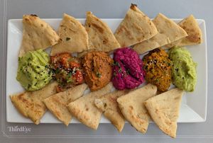 Mixed Dip Platter at ThirdEye in Crete