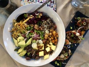 Buddha bowl at ThirdEye in Crete