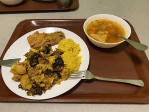 Tasty lunch   at Govinda I in Budapest