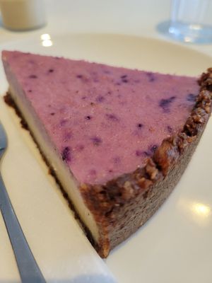 Raw berry cake at Kaffihusid Gardurinn - Ecstasy's Heart-Garden in Reykjavik