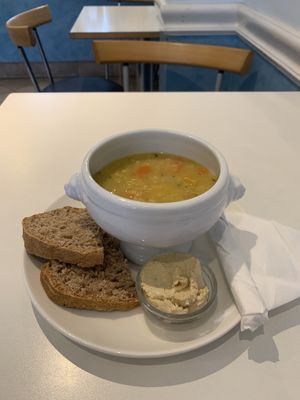 Chickpea soup   at Kaffihusid Gardurinn - Ecstasy's Heart-Garden in Reykjavik