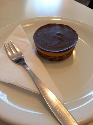 Vegan snickers! at Kaffihusid Gardurinn - Ecstasy's Heart-Garden in Reykjavik