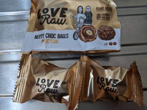 Scrumptious "ferrero rocher" vegan treat at The Nutmeg in Belfast