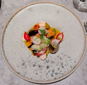 2nd course set vegan menu at Paradiso in Cork