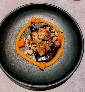 4th course set vegan menu at Paradiso in Cork