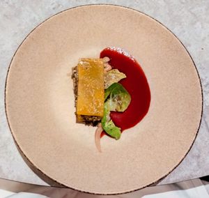 5th course set vegan menu at Paradiso in Cork