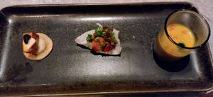 1st course set vegan menu at Paradiso in Cork