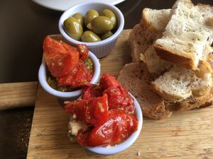 Antipasti board at Quay Co-op Cafe - Sullivan's Quay in Cork