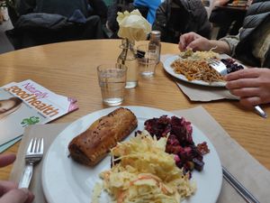 Lunch at Quay Co-op Cafe - Sullivan's Quay in Cork