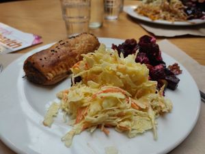 Vegan roll at Quay Co-op Cafe - Sullivan's Quay in Cork