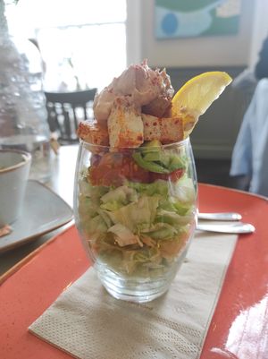 Tofu cocktail at Quay Co-op Cafe - Sullivan's Quay in Cork