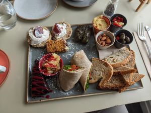 Vegan Tea at Quay Co-op Cafe - Sullivan's Quay in Cork