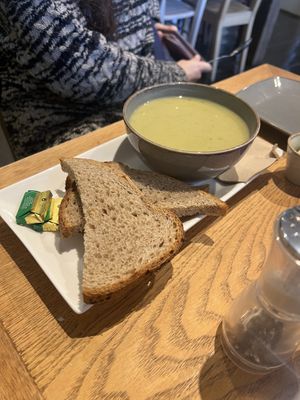Soup of the day  at Quay Co-op Cafe - Sullivan's Quay in Cork