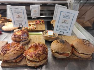 Vegan sandwiches at Quay Co-op Market in Cork