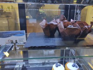 Vegan muffins at Quay Co-op Market in Cork
