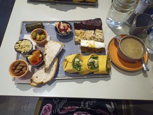 Vegan afternoon tea at Quay Co-op Market in Cork