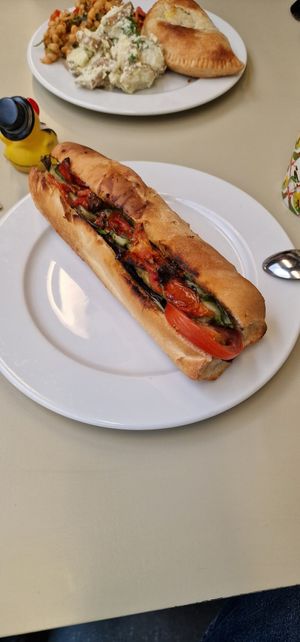 Tofu sandwich at Quay Co-op Market in Cork