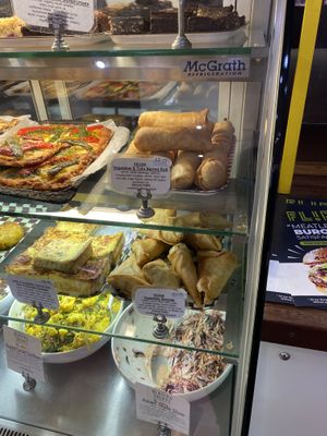 Some of the savoury choices  at Blazing Salads in Dublin