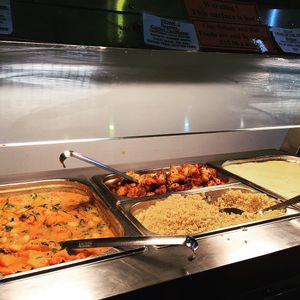 Gorgeous vegan hot food  at Blazing Salads in Dublin