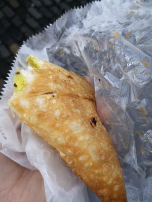 Potatoe samosa at Blazing Salads in Dublin