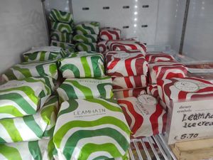 Leamhain's ice-cream (5.70€) at Cornucopia in Dublin