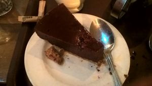 Very Berry Tart

So I moved onto the Dessert, as I said to my colleague, I like to 'end on a sweet note' as per what my mother would say. hahha. I had a lovely Tart of which was a lovely soft consistency texture, and a crumbly base. It was all heav at Cornucopia in Dublin