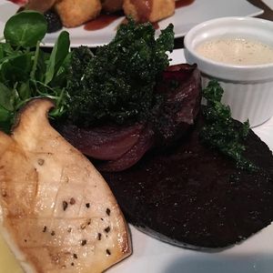 Vegan steak  at Cornucopia in Dublin