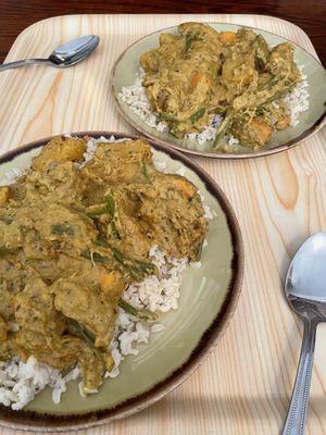 curry  at Cornucopia in Dublin