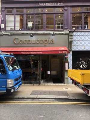 outside  at Cornucopia in Dublin