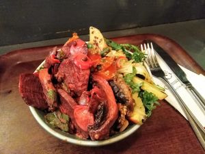 Three daily salads at Cornucopia in Dublin