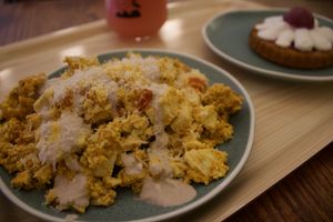 Tofu Scramble  at Cornucopia in Dublin