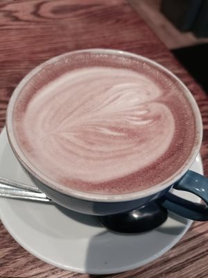 Latte at Cornucopia in Dublin