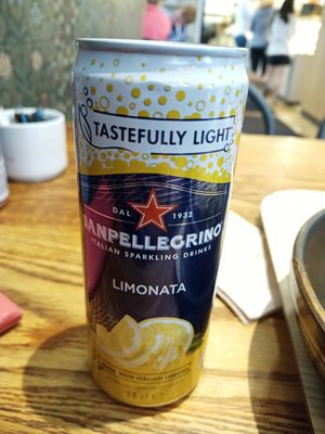 Fizzy drink at Cornucopia in Dublin