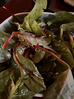 Mixed leaf salad  at Cornucopia in Dublin