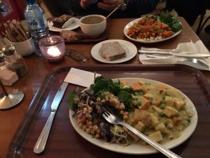 Tajine, Stew & Brownie at Cornucopia in Dublin