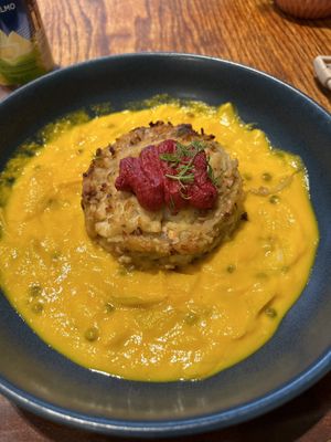 Special - cauliflower paddy and sauce (can’t recommend)   at Cornucopia in Dublin