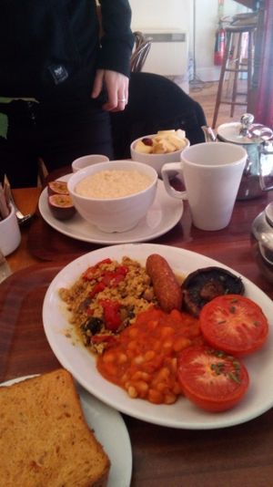 Breakfast menu at Cornucopia in Dublin