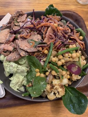 Mix of four salads   at Cornucopia in Dublin