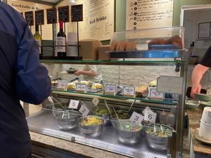 Beautiful salads.  at Cornucopia in Dublin