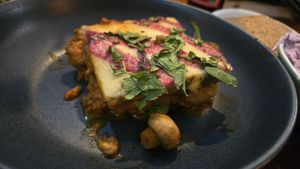 Moussaka at Cornucopia in Dublin