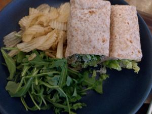 Seitan Caesar salad wrap at Cornucopia in Dublin