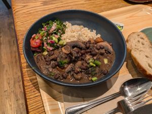 Bean and jackfruit stew at Cornucopia in Dublin