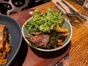 Side salad at Cornucopia in Dublin