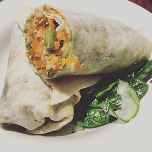 The worlds yummiest wrap at Cornucopia in Dublin