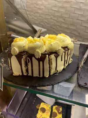 Chocolate mango cake  at Cornucopia in Dublin