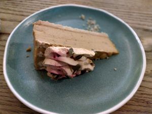 Pumpkin pie at Cornucopia in Dublin