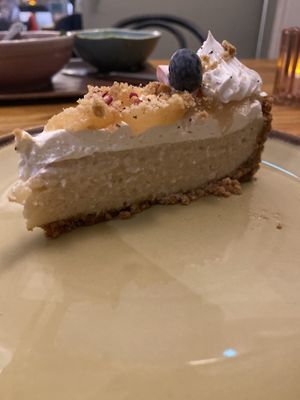 New York style cheesecake   at Cornucopia in Dublin