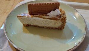 Biscoff cheesecake at Cornucopia in Dublin