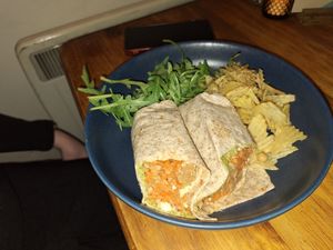 Tofu wrap at Cornucopia in Dublin