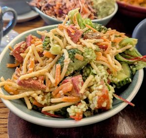 Bulgar Tabbouleh and Noodles at Cornucopia in Dublin